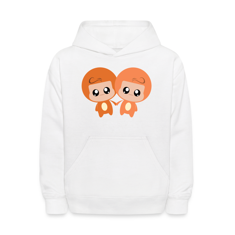 Kids' Bobbly Gemini Hoodie - white