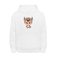 Thumbnail for Kids' Bobbly Taurus Hoodie - white