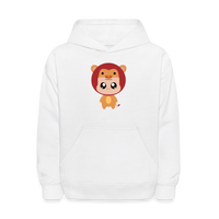 Thumbnail for Kids' Bobbly Leo Hoodie - white