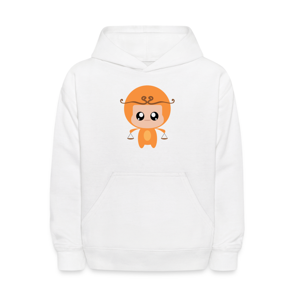 Kids' Bobbly Libra Hoodie - white