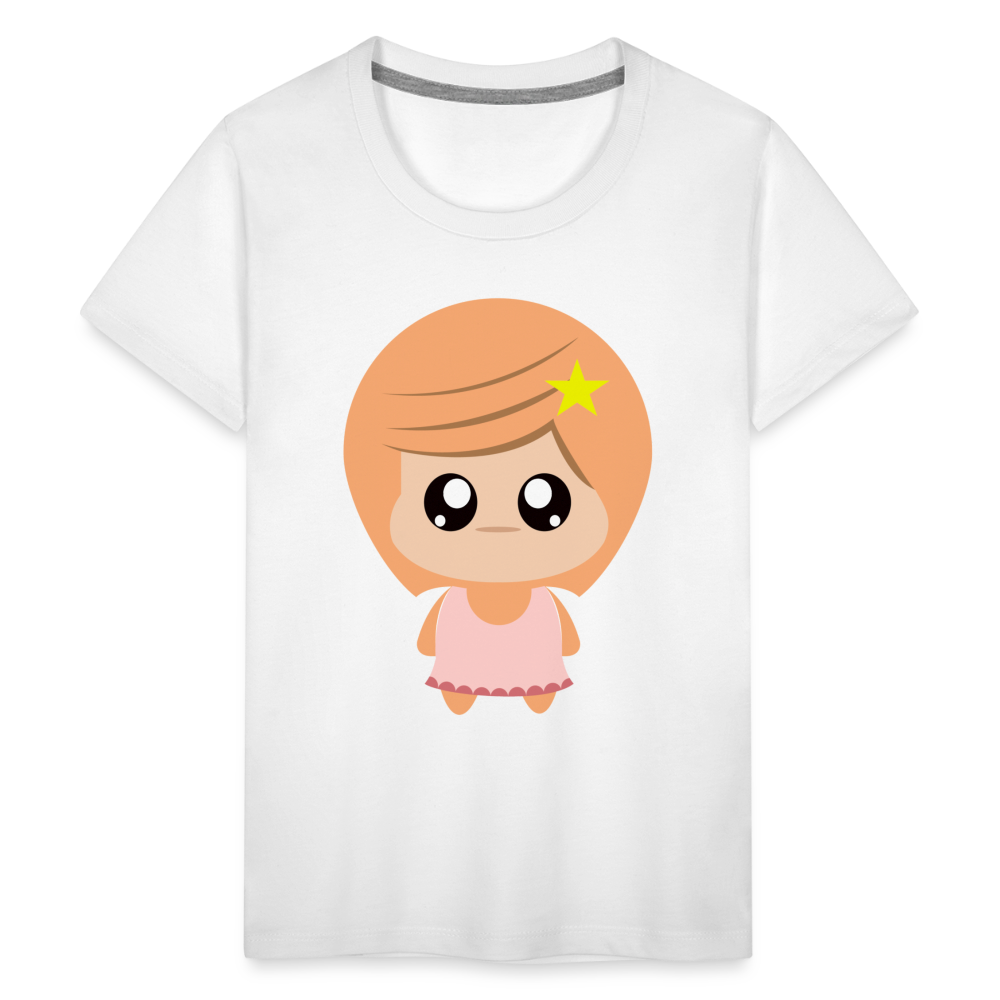 Kids' Bobbly Virgo Premium T-Shirt - white