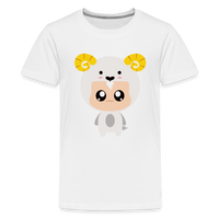 Thumbnail for Kids' Bobbly Aries Premium T-Shirt - white