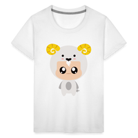 Thumbnail for Kids' Bobbly Aries Premium T-Shirt - white