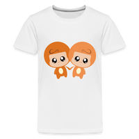 Thumbnail for Kids' Bobbly Gemini Premium T-Shirt - white