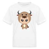 Thumbnail for Kids' Bobbly Taurus T-Shirt - white