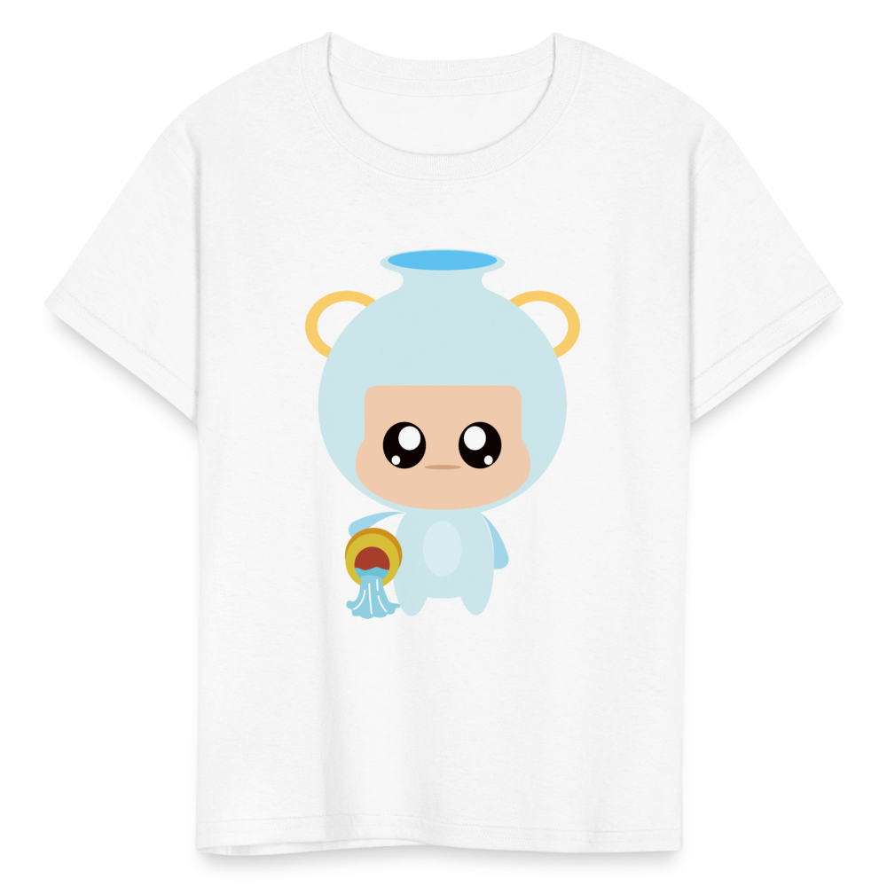 Kids' Bobbly Aquarius T-Shirt - white