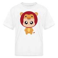 Thumbnail for Kids' Bobbly Leo T-Shirt - white