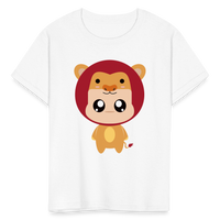 Thumbnail for Kids' Bobbly Leo T-Shirt - white