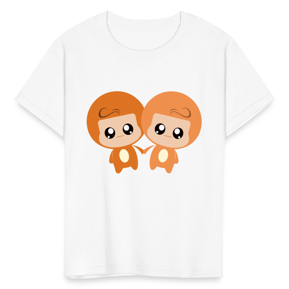 Kids' Bobbly Gemini T-Shirt - white