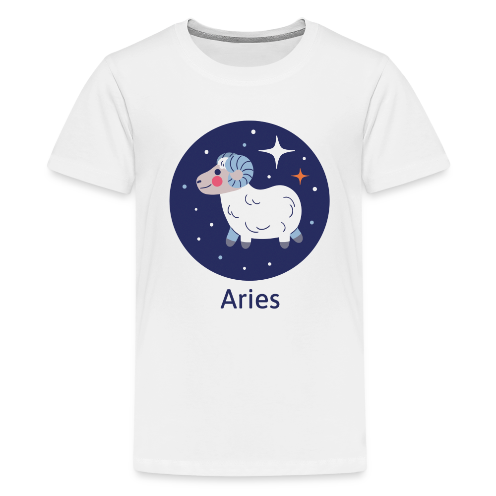 Kids' Bluey Aries Premium T-Shirt - white