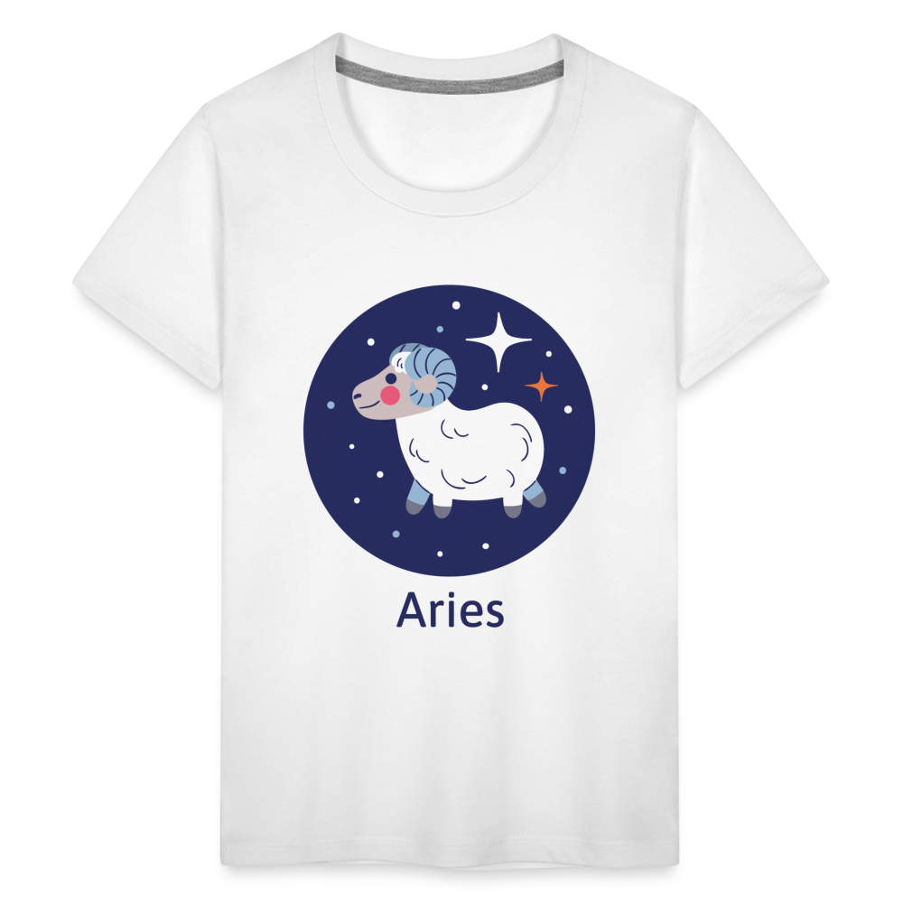 Kids' Bluey Aries Premium T-Shirt - white