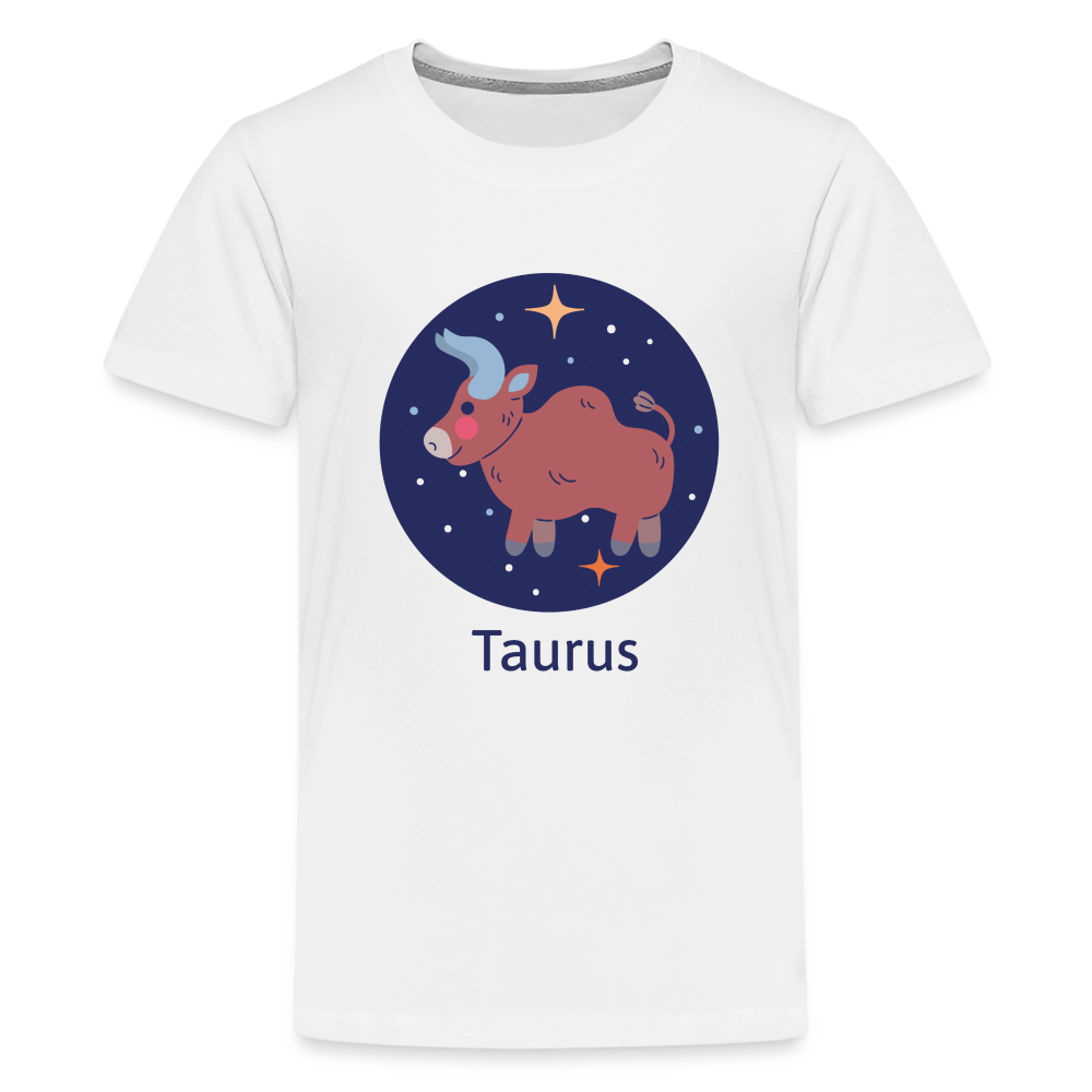 Kids' Bluey Taurus Premium T-Shirt - white