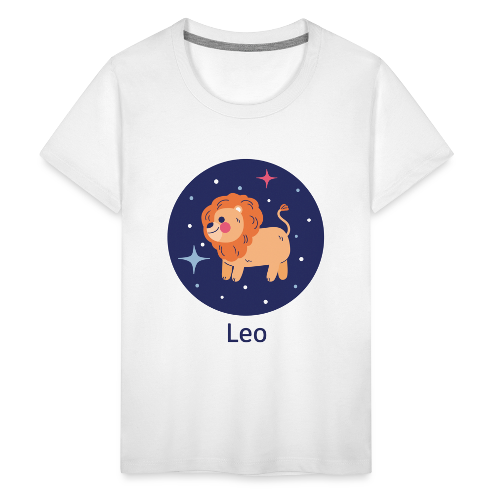 Kids' Bluey Leo Premium T-Shirt - white