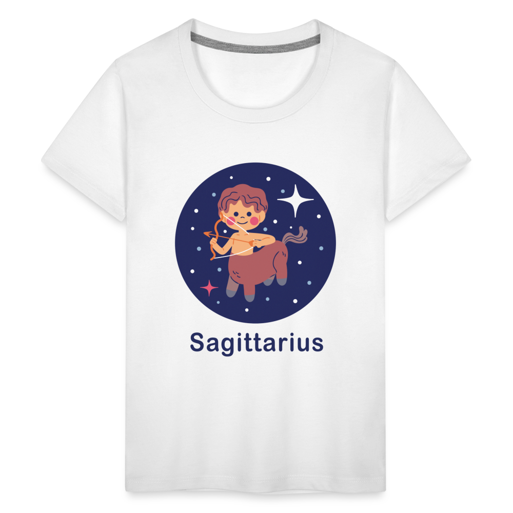 Kids' Bluey Sagittarius Premium T-Shirt - white