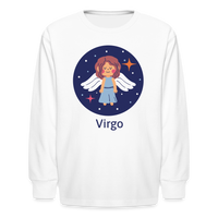 Thumbnail for Kids' Bluey Virgo Long Sleeve T-Shirt - white