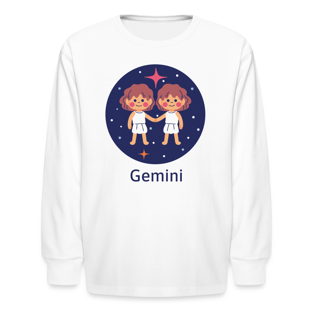 Kids' Bluey Gemini Long Sleeve T-Shirt - white