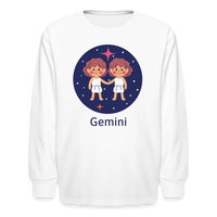 Thumbnail for Kids' Bluey Gemini Long Sleeve T-Shirt - white