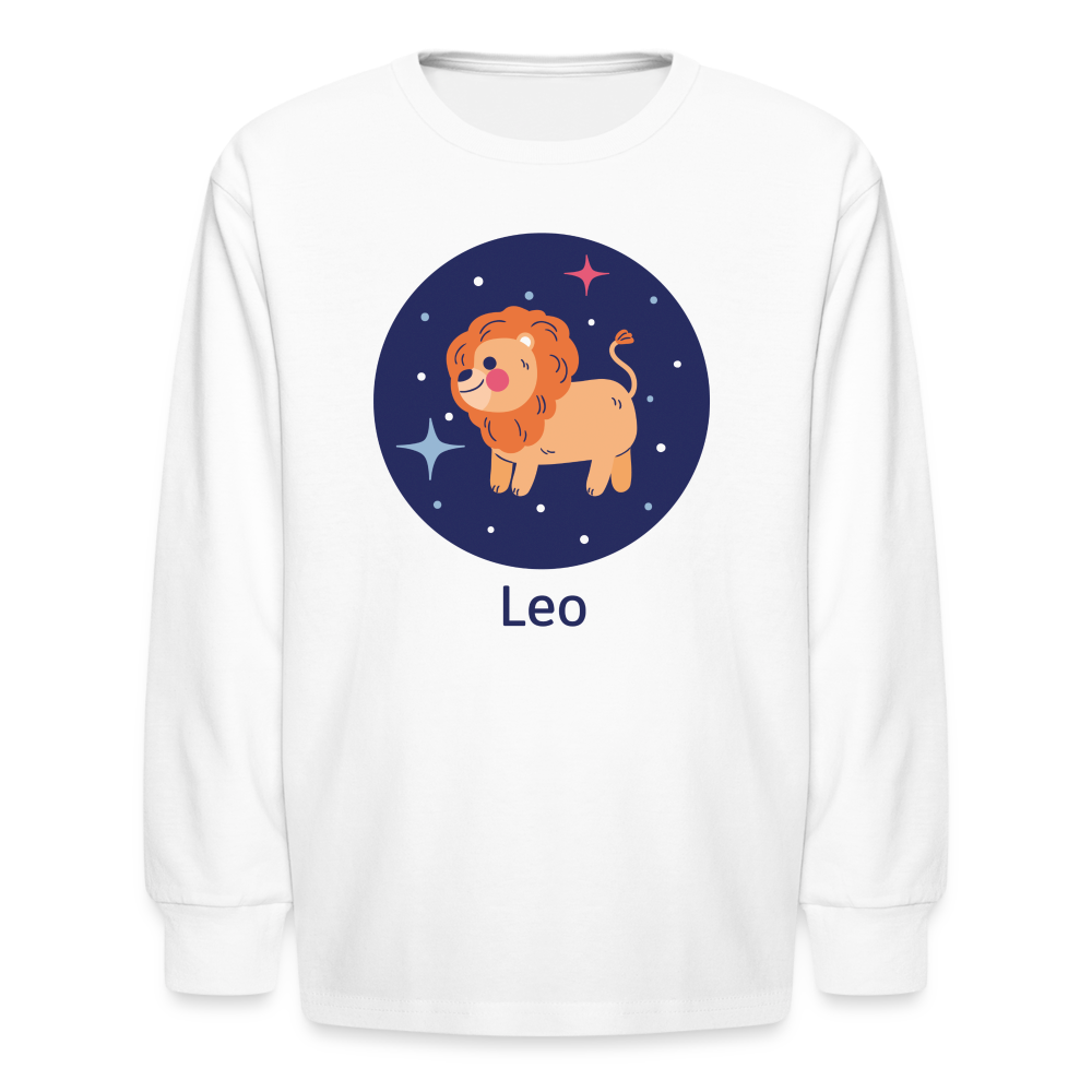 Kids' Bluey Leo Long Sleeve T-Shirt - white