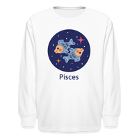 Thumbnail for Kids' Bluey Pisces Long Sleeve T-Shirt - white