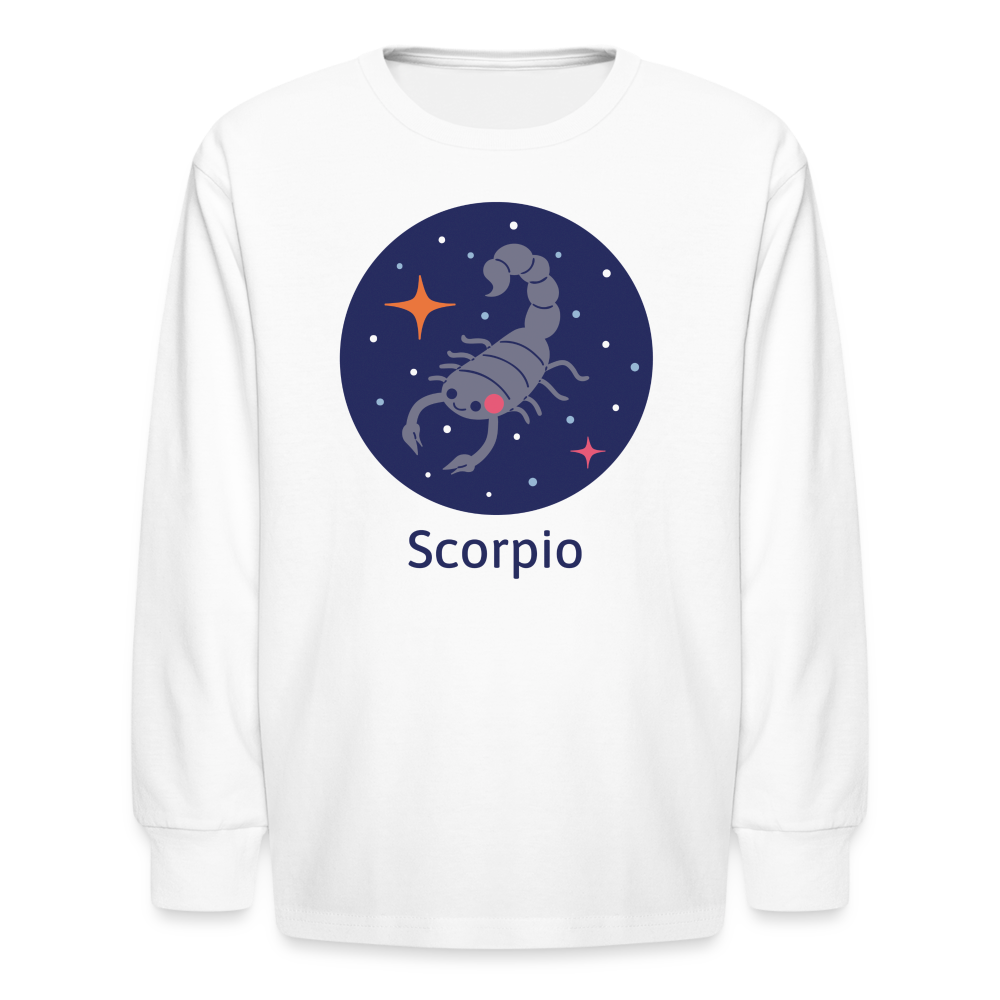 Kids' Bluey Scorpio Long Sleeve T-Shirt - white