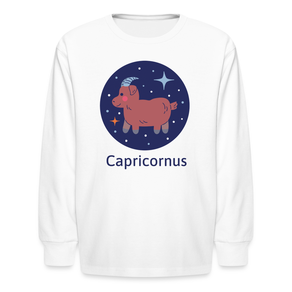 Kids' Bluey Capricorn Long Sleeve T-Shirt - white