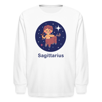 Thumbnail for Kids' Bluey Sagittarius Long Sleeve T-Shirt - white