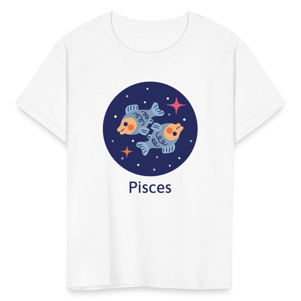 Kids' Bluey Pisces T-Shirt - white