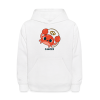 Thumbnail for Kids' Cartoony Cancer Hoodie - white