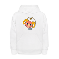 Thumbnail for Kids' Cartoony Aries Hoodie - white