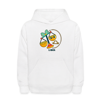 Thumbnail for Kids' Cartoony Libra Hoodie - white