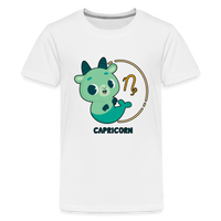 Thumbnail for Kids' Cartoony Capricorn Premium T-Shirt - white