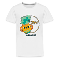 Thumbnail for Kids' Cartoony Aquarius Premium T-Shirt - white