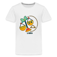 Thumbnail for Kids' Cartoony Libra Premium T-Shirt - white