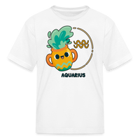 Thumbnail for Kids' Cartoony Aquarius T-Shirt - white