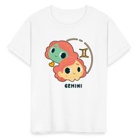 Thumbnail for Kids' Cartoony Gemini T-Shirt - white