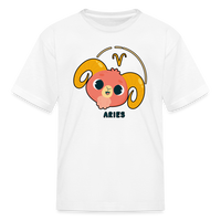 Thumbnail for Kids' Cartoony Aries T-Shirt - white