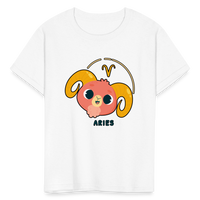 Thumbnail for Kids' Cartoony Aries T-Shirt - white