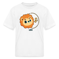 Thumbnail for Kids' Cartoony Leo T-Shirt - white