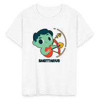 Thumbnail for Kids' Cartoony Sagittarius T-Shirt - white