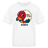 Thumbnail for Kids' Cartoony Scorpio T-Shirt - white