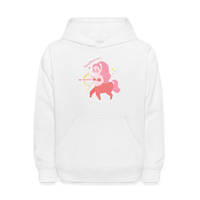 Thumbnail for Kids' Pinky Sagittarius Hoodie - white