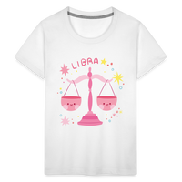 Thumbnail for Kids' Pinky Libra Premium T-Shirt - white