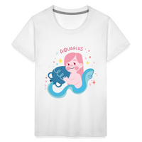 Thumbnail for Kids' Pinky Aquarius Premium T-Shirt - white