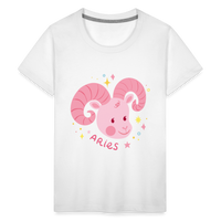 Thumbnail for Kids' Pinky Aries Premium T-Shirt - white