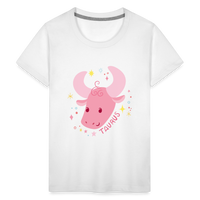 Thumbnail for Kids' Pinky Taurus Premium T-Shirt - white