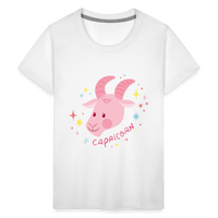 Thumbnail for Kids' Pinky Capricorn Premium T-Shirt - white