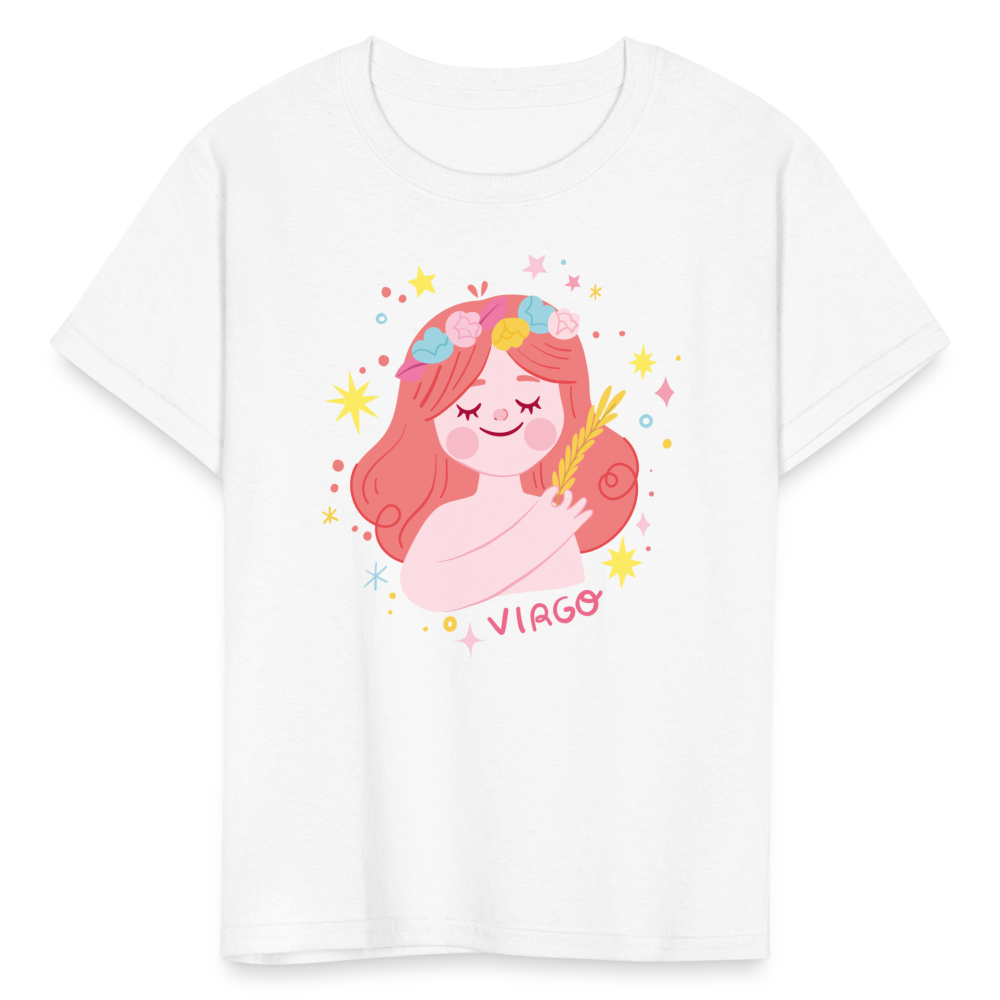 Kids' Pinky Virgo T-Shirt - white