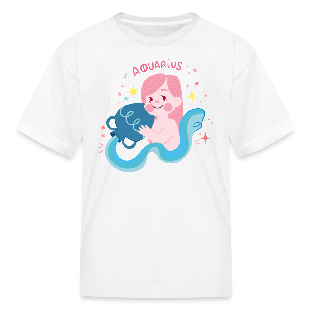 Kids' Pinky Aquarius T-Shirt - white
