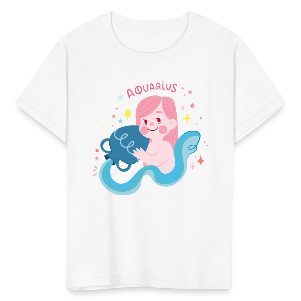 Kids' Pinky Aquarius T-Shirt - white