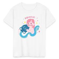 Thumbnail for Kids' Pinky Aquarius T-Shirt - white